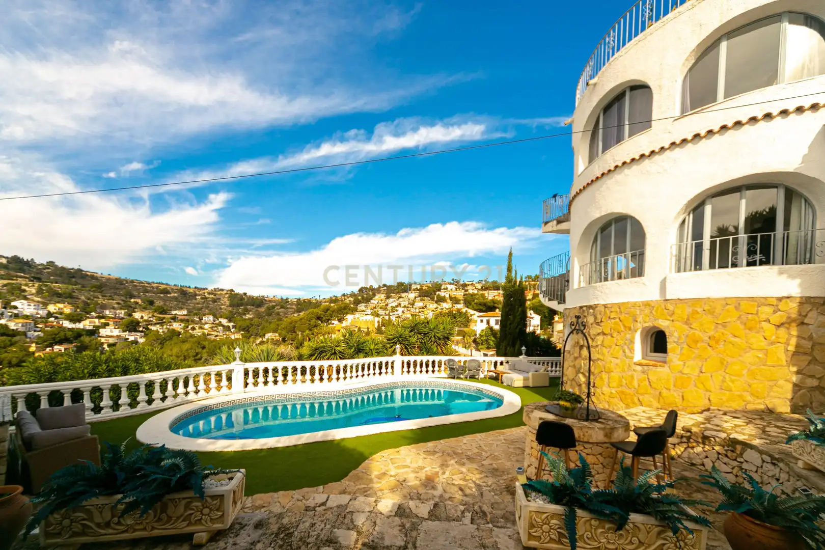 Vista exterior de Apartamento de alquiler en Benissa con Aire acondicionado, Trastero y Piscina