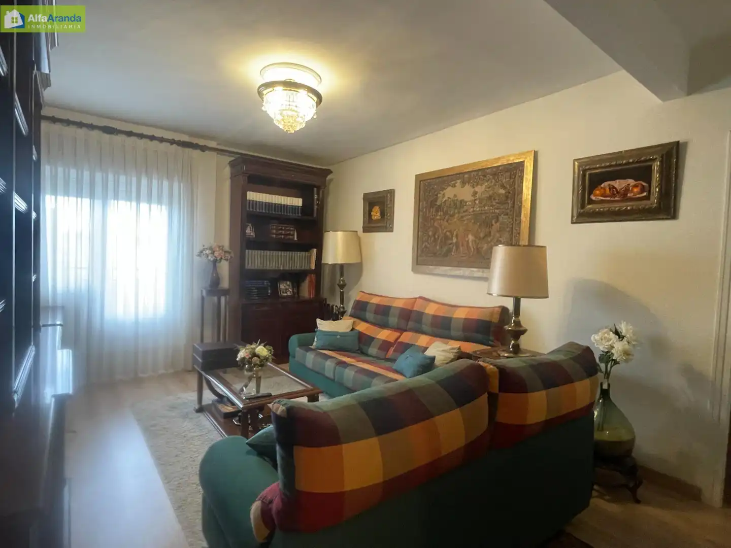 Wohnzimmer von Wohnung zum Verkauf in Roa mit Heizung, Möbliert und Balkon