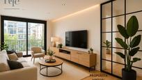 Living room of Flat for sale in  Barcelona Capital  with Air Conditioner, Heating and Parquet flooring