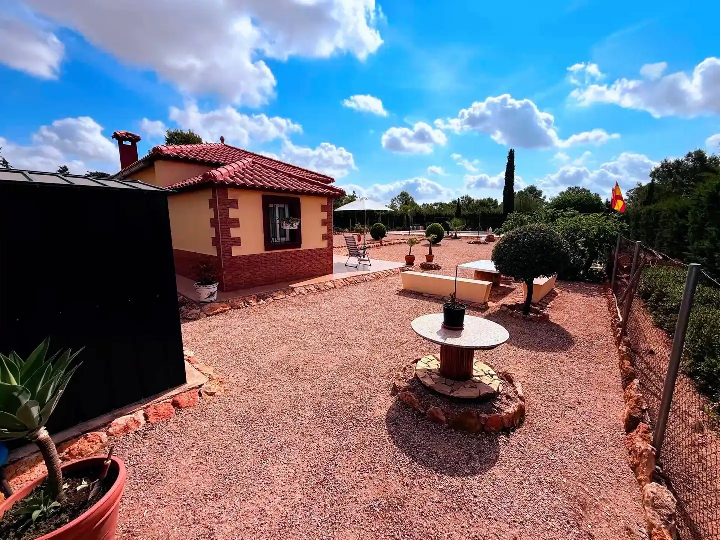 Jardí de Finca rústica en venda en Murcia amb Piscina