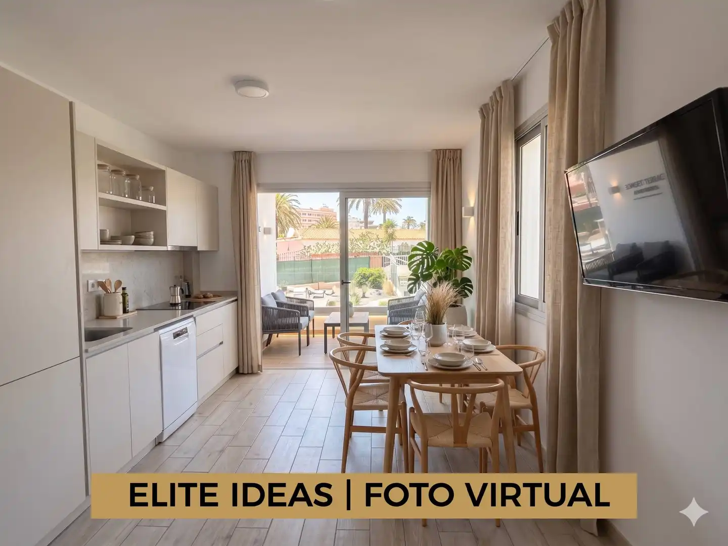 Sala de estar de Estudio en venta en San Bartolomé de Tirajana con Jardín privado, Terraza y Amueblado