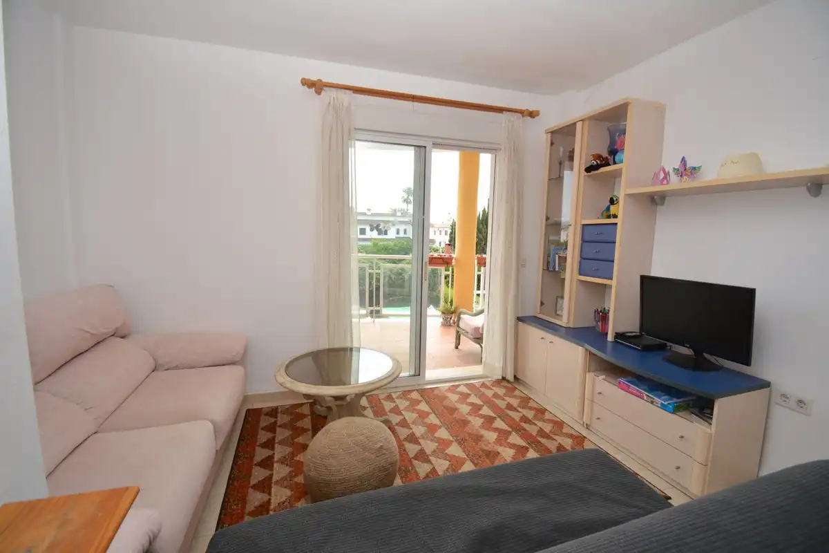 Sala d'estar de Apartament en venda en Dénia amb Terrassa, Forn i Alarma
