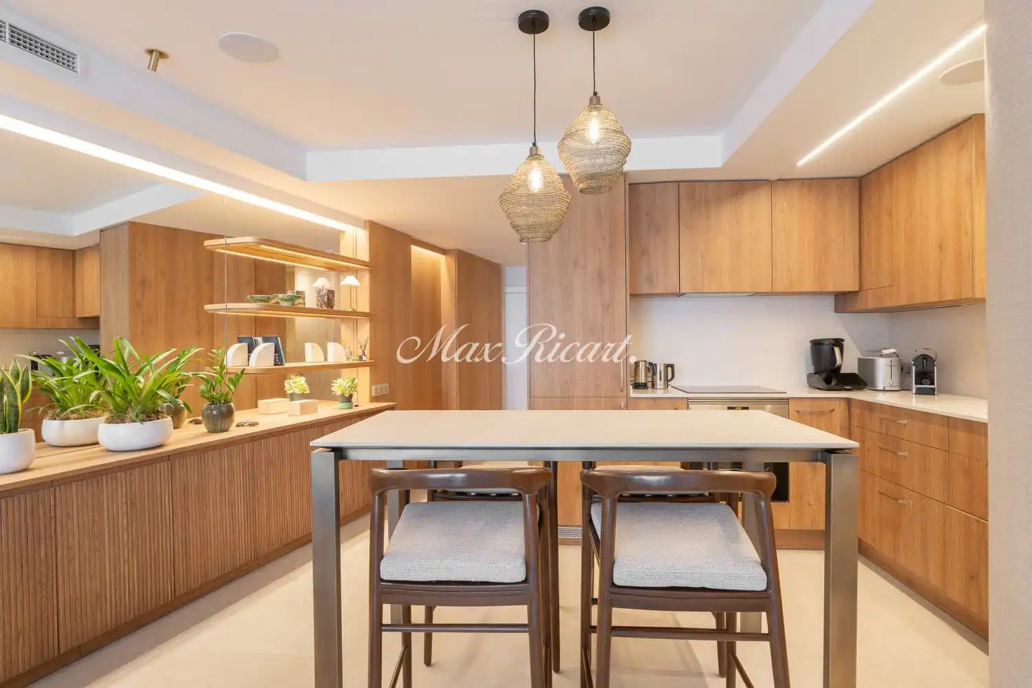 Kitchen of Attic for rent in Barcelona  with Air Conditioner, Heating and Terrace
