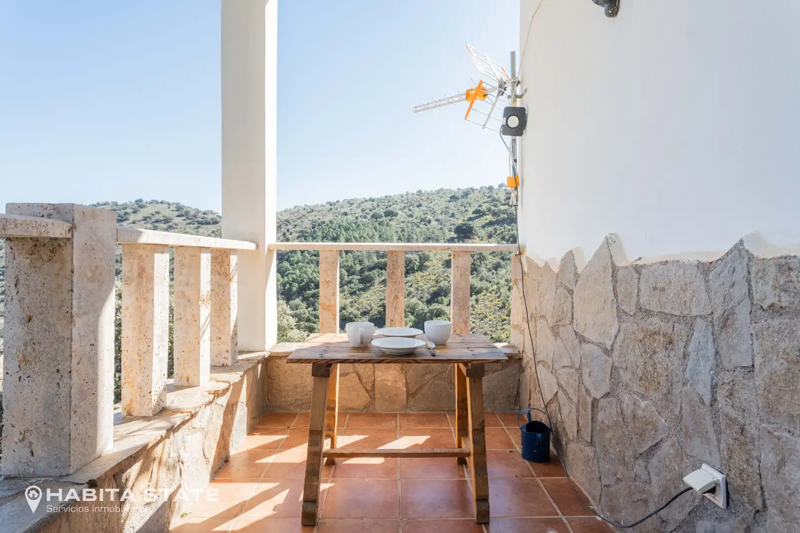 Terrassa de Casa o xalet en venda en Macael amb Jardí privat, Terrassa i Moblat