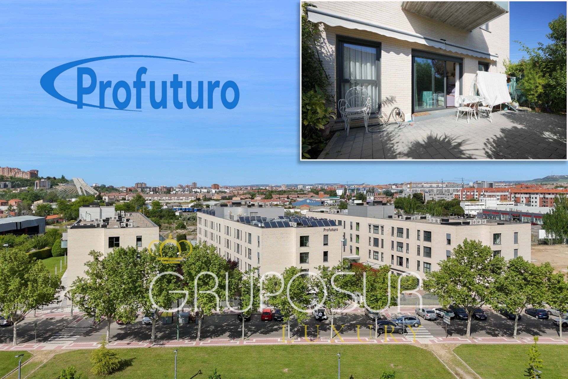 Exterior view of Flat for sale in Valladolid Capital  with Heating, Private garden and Parquet flooring