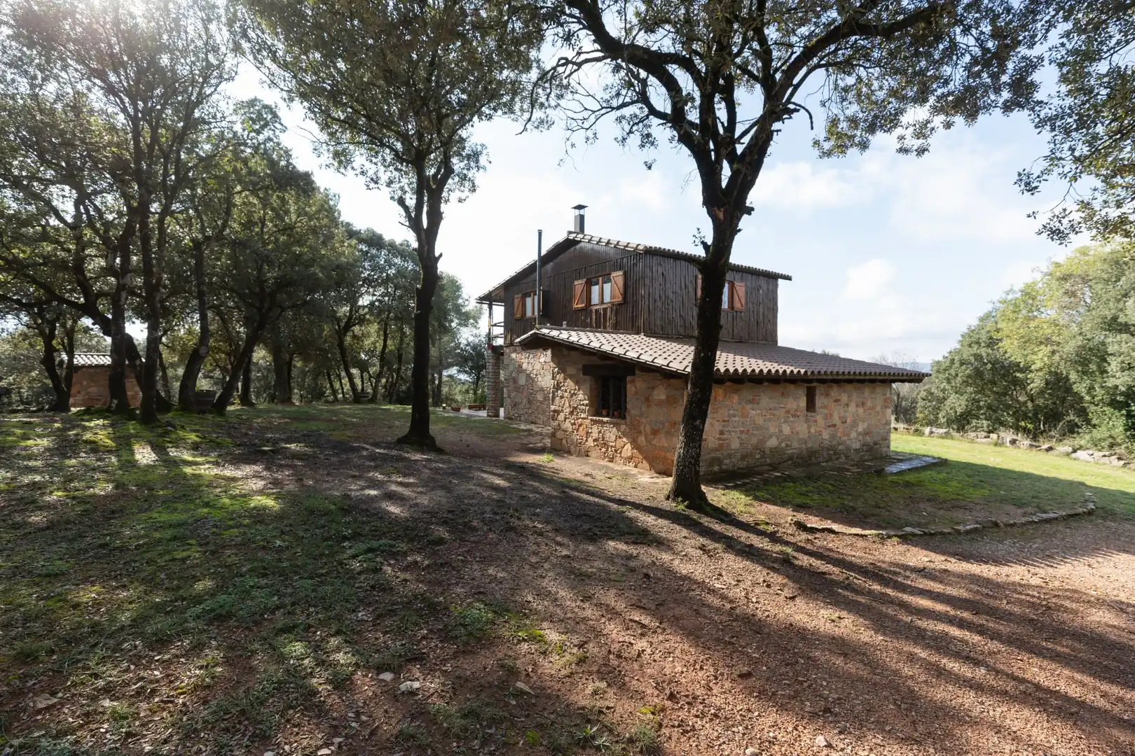 Vista exterior de Casa o xalet en venda en El Brull amb Calefacció, Terrassa i Traster
