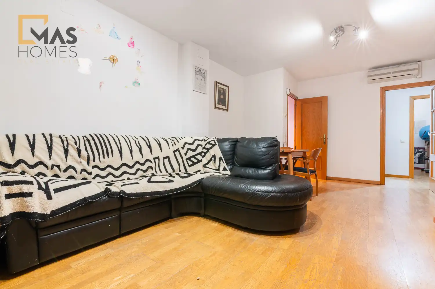 Wohnzimmer von Wohnung zum Verkauf in Terrassa mit Klimaanlage, Heizung und Terrasse