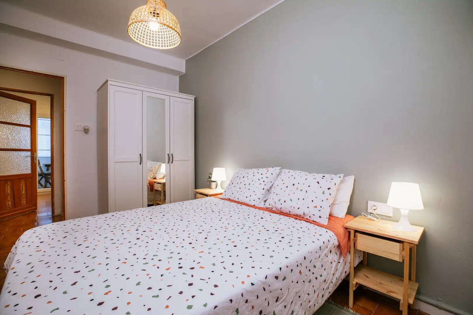 Schlafzimmer von Wohnung zum Verkauf in Sabiñánigo mit Heizung, Abstellraum und Möbliert