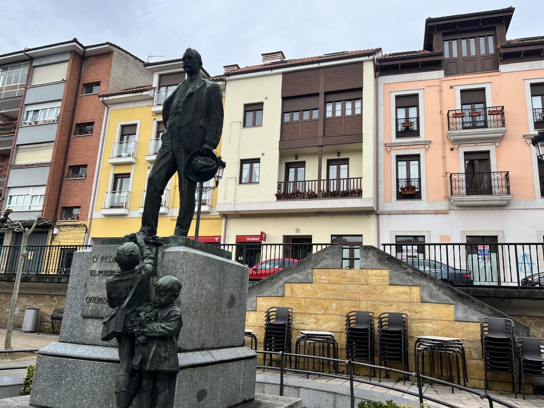 Exterior view of Flat for sale in Noreña  with Heating, Terrace and Storage room