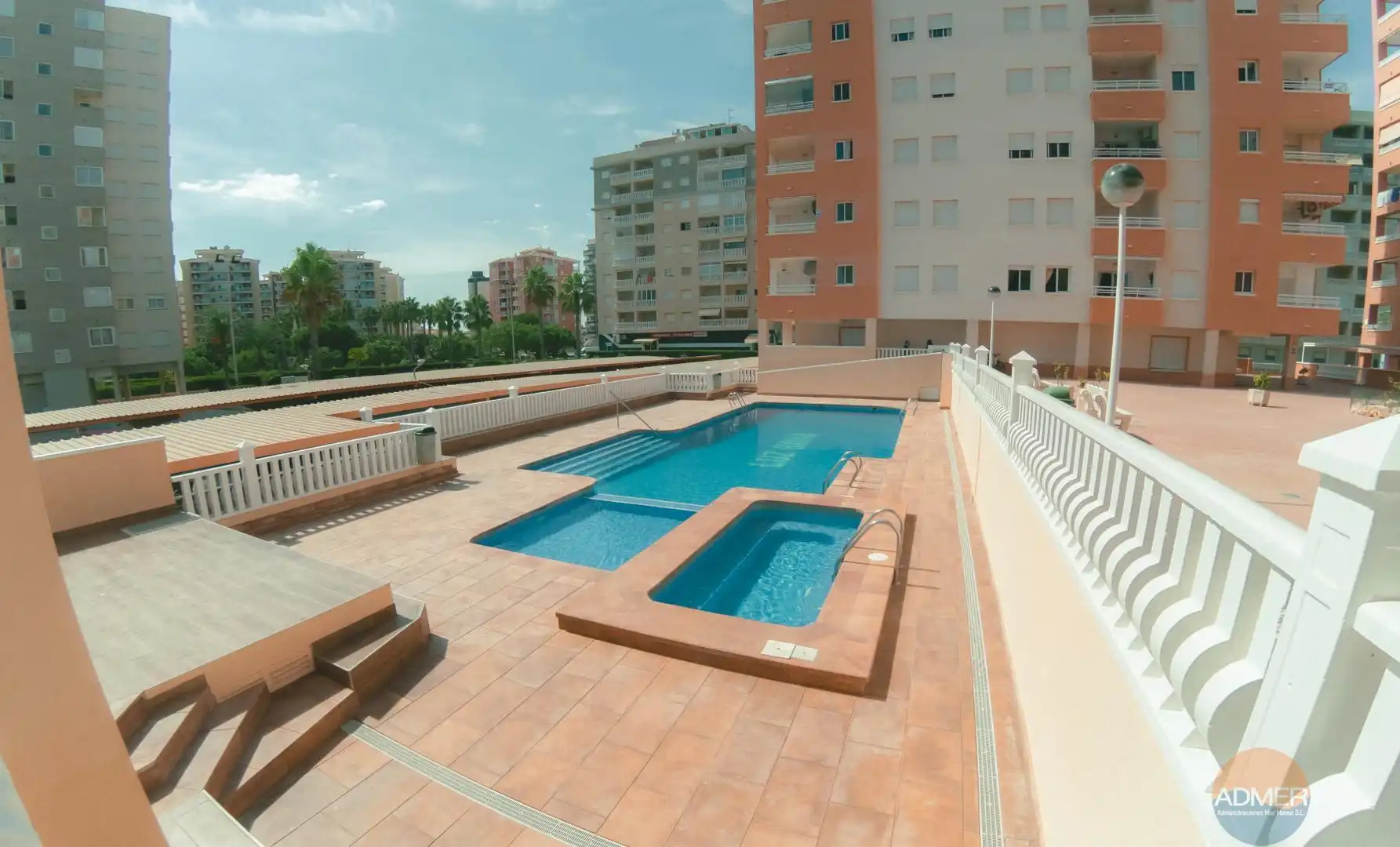 Swimming pool of Apartments for sale in La Manga del Mar Menor  with Terrace, Furnished and Community pool