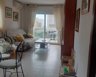 Dormitori de Apartament de lloguer en Mont-roig del Camp amb Aire condicionat i Balcó