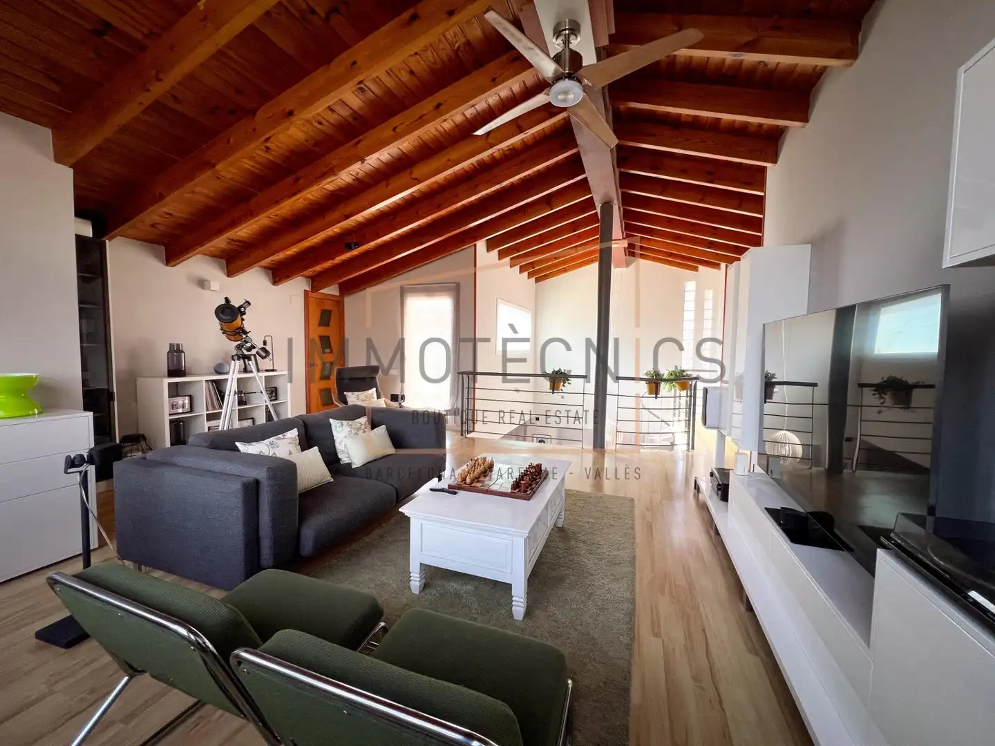 Sala de estar de Casa o chalet en venta en Lliçà d'Amunt con Aire acondicionado, Jardín privado y Terraza