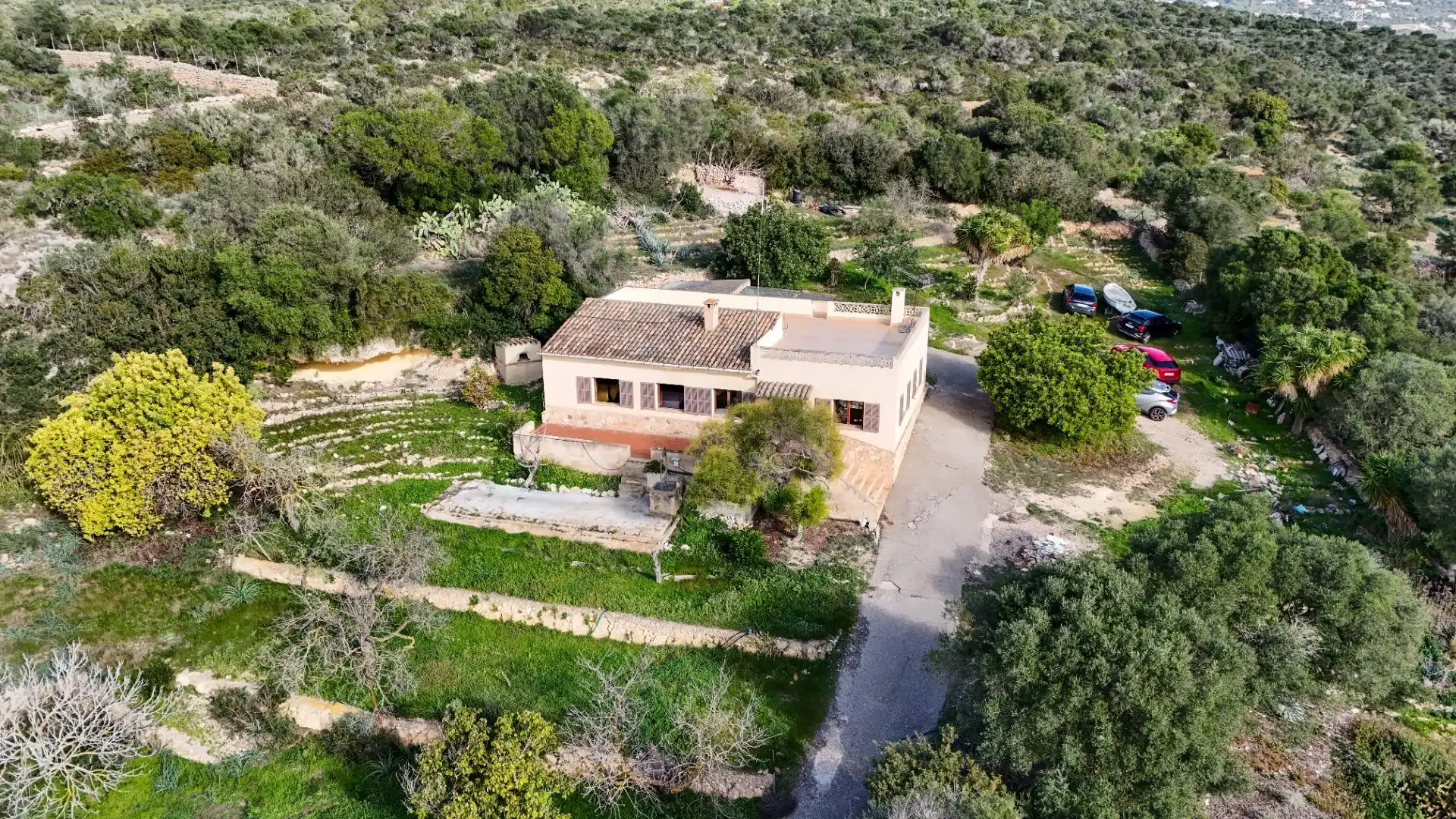Vista exterior de Finca rústica en venta en Marratxí con Jardín privado y Terraza