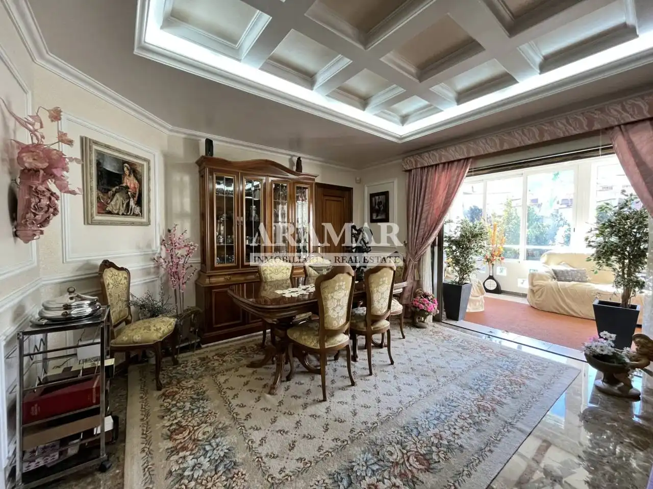 Comedor de Casa o chalet en venta en L'Atzúbia con Amueblado