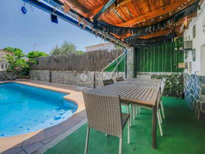 Garden of Single-family semi-detached for sale in Ripollet  with Heating, Terrace and Swimming Pool