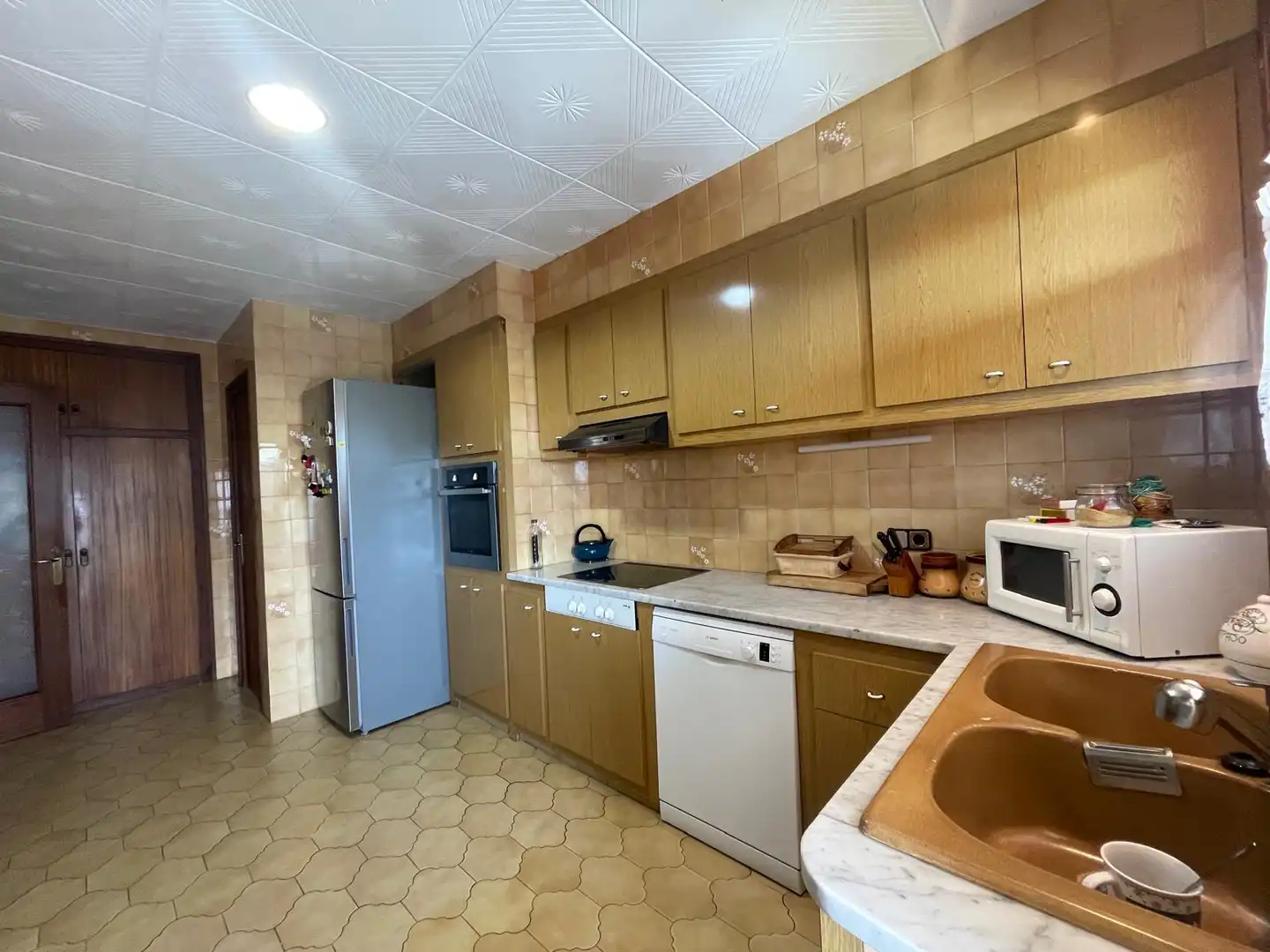 Cocina de Casa o chalet en venta en Pineda de Mar con Calefacción, Jardín privado y Parquet