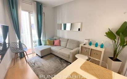 Living room of Flat for sale in  Barcelona Capital  with Air Conditioner and Balcony