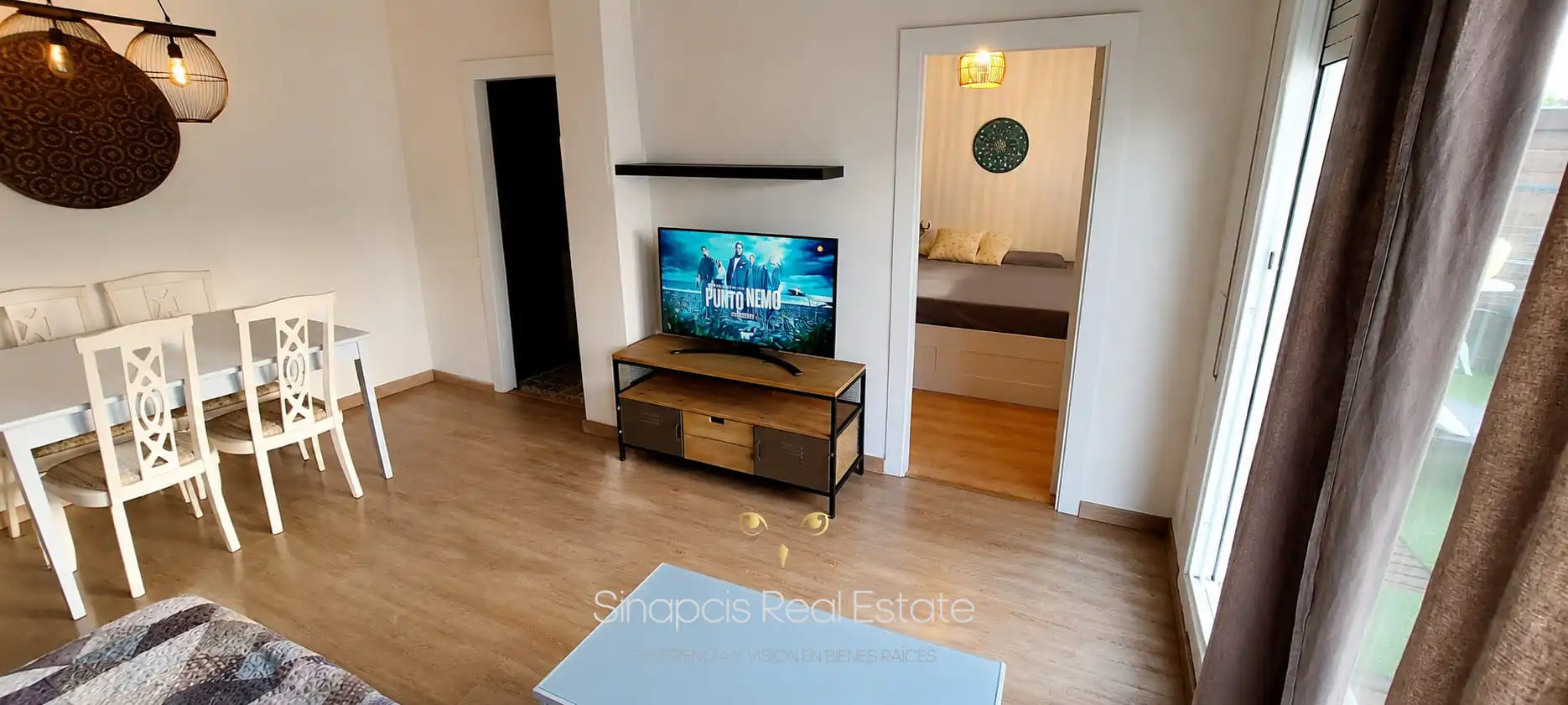 Sala de estar de Ático en venta en Castelldefels con Aire acondicionado, Calefacción y Parquet