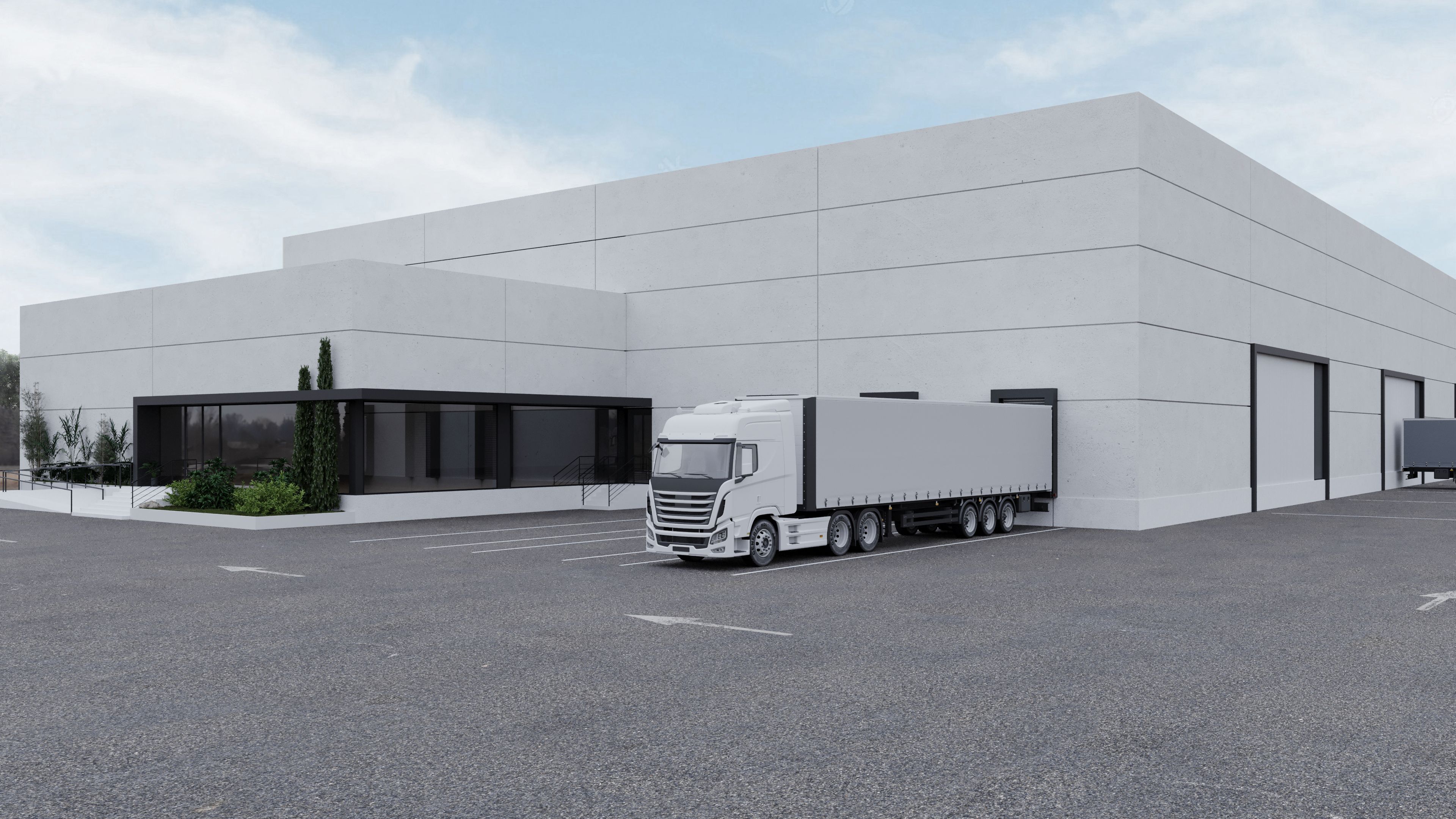 Exterior view of Industrial buildings to rent in Figueres