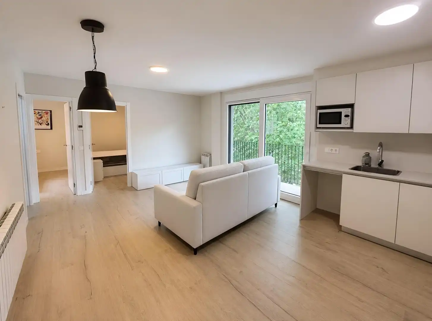 Sala d'estar de Àtic en venda en Olot amb Calefacció, Traster i Balcó