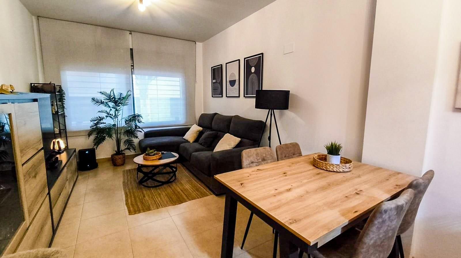 Living room of Flat for sale in Montbrió del Camp  with Air Conditioner