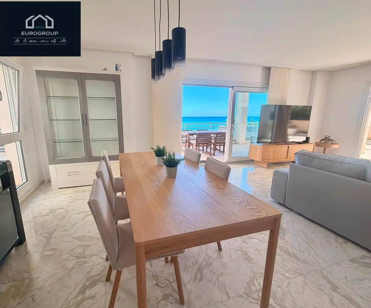Dining room of Flat for rent in Altea  with Air Conditioner, Heating and Terrace