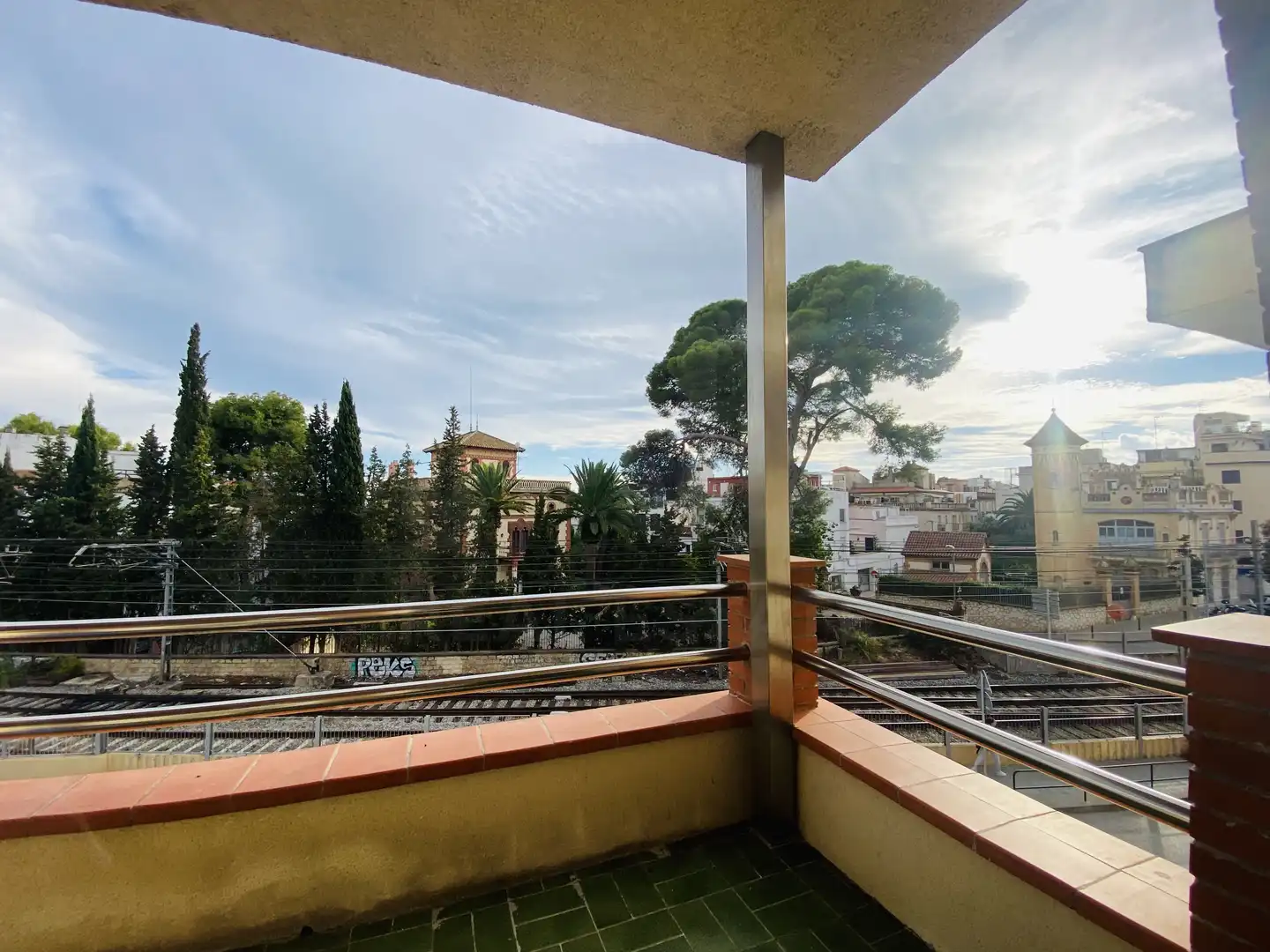 Terrasse von Wohnung zur Miete in Sitges mit Klimaanlage und Terrasse