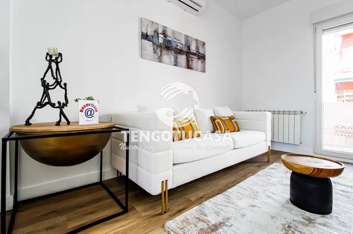 Sala de estar de Piso en venta en  Madrid Capital con Aire acondicionado, Calefacción y Terraza