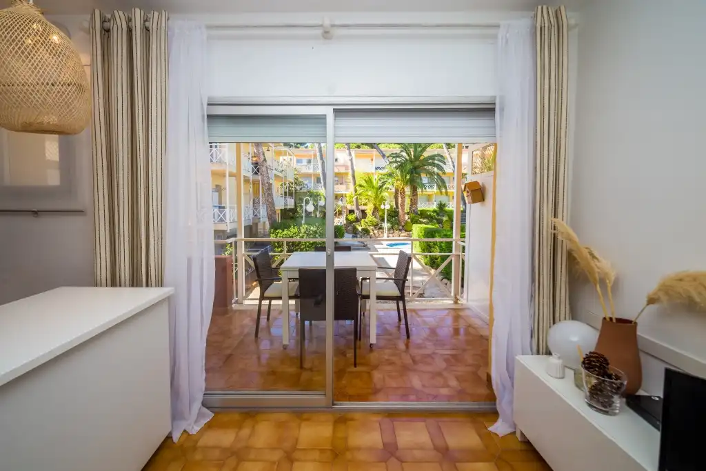 Terrassa de Apartament en venda en Castell d'Aro, Platja d'Aro i s'Agaró amb Calefacció, Terrassa i Moblat