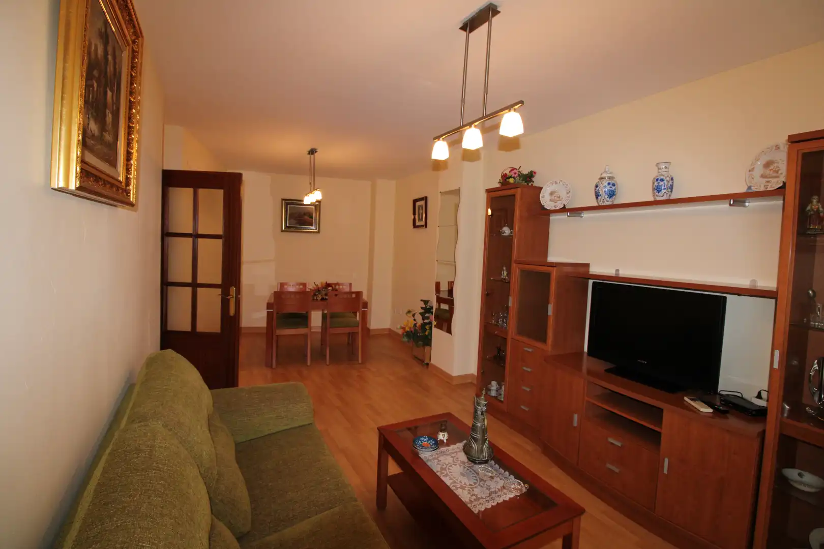 Living room of Flat for sale in Huelva  with Air Conditioner, Heating and Furnished