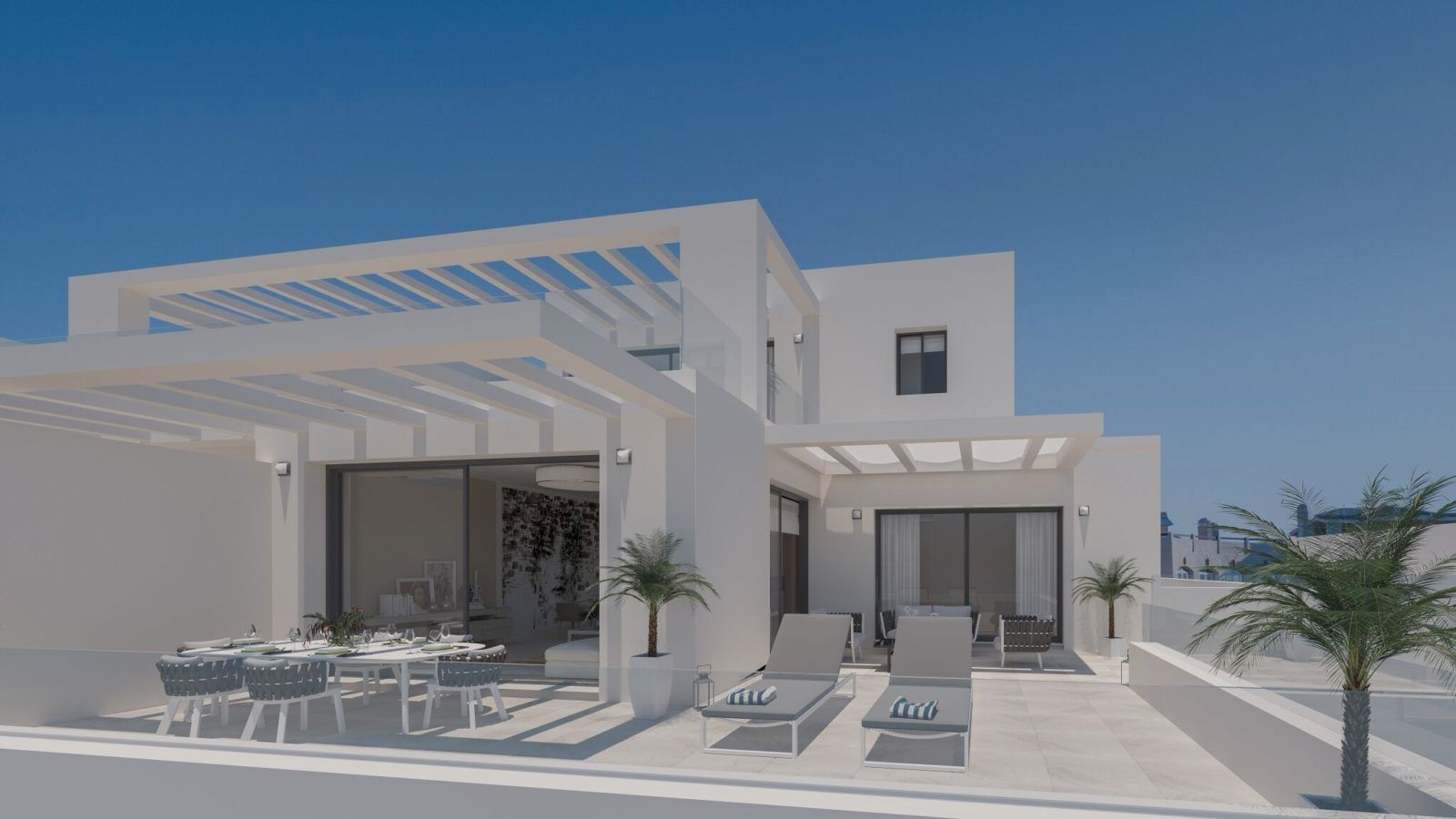 Terrassa de Apartament de lloguer en Estepona amb Aire condicionat i Internet