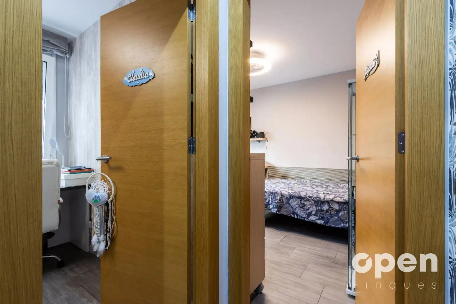 Schlafzimmer von Einfamilien-Reihenhaus zum Verkauf in Terrassa mit Klimaanlage, Heizung und Terrasse