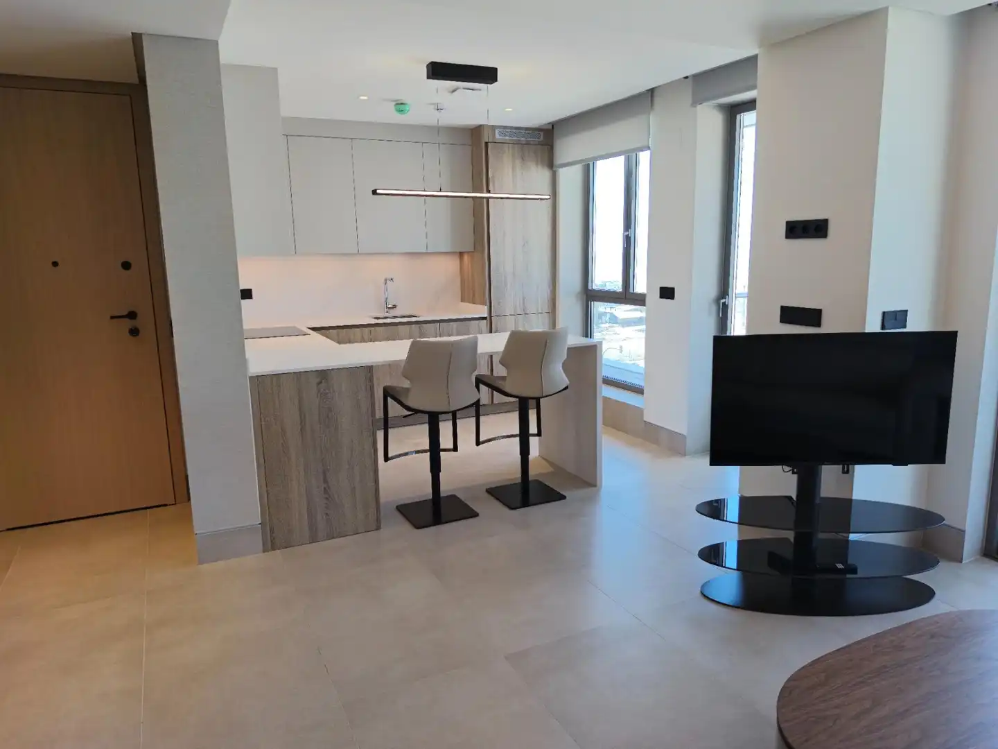 Cocina de Piso de alquiler en Málaga con Aire acondicionado, Calefacción y Terraza