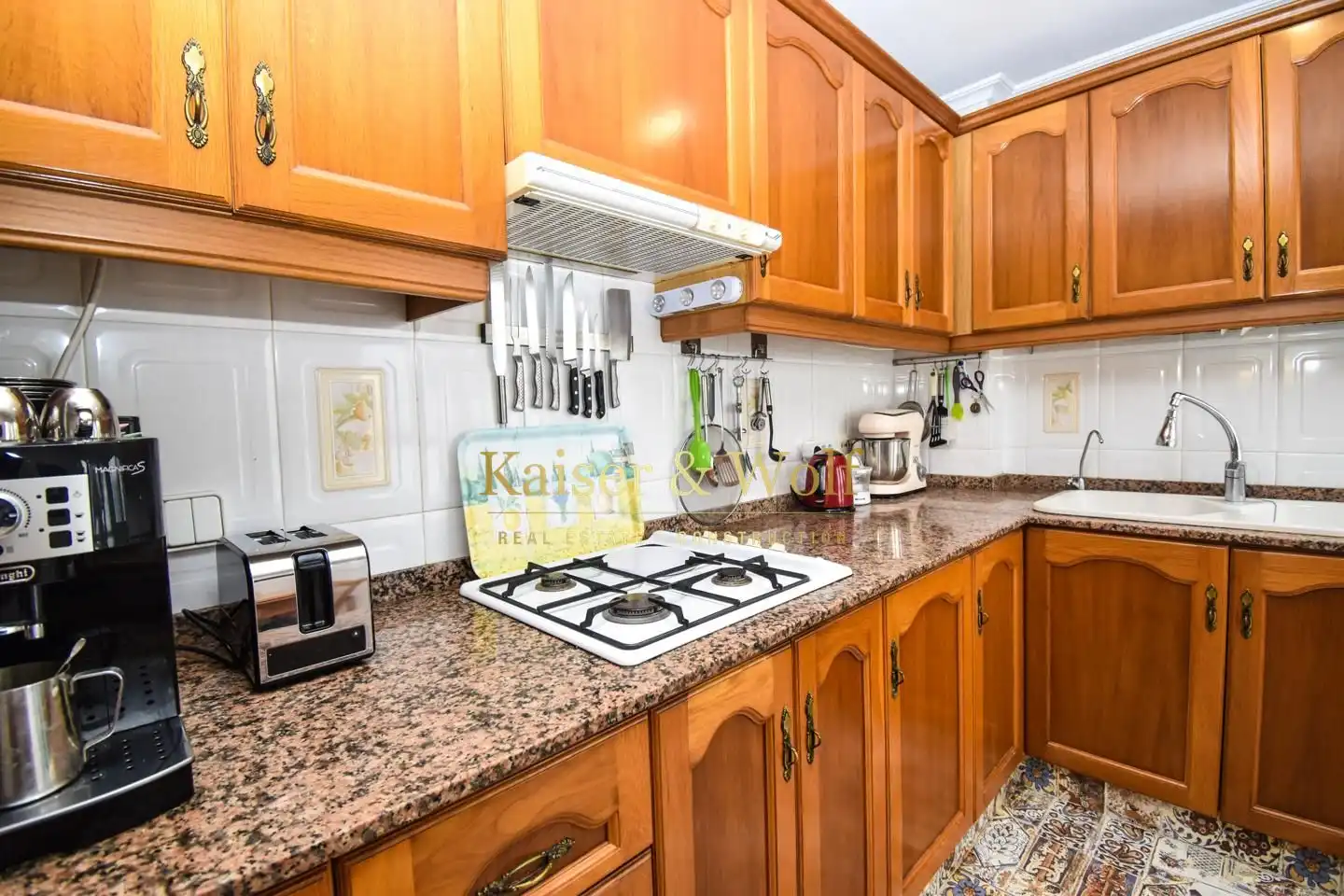Kitchen of Flat for sale in Santa Pola  with Air Conditioner and Terrace