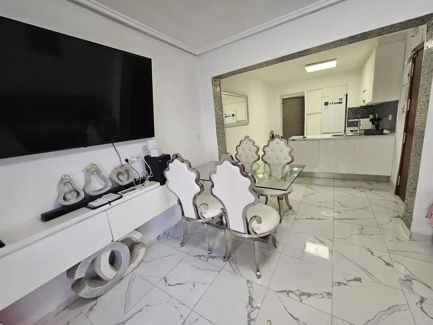 Sala de estar de Piso en venta en Valencia con Aire acondicionado, Amueblado y Balcón