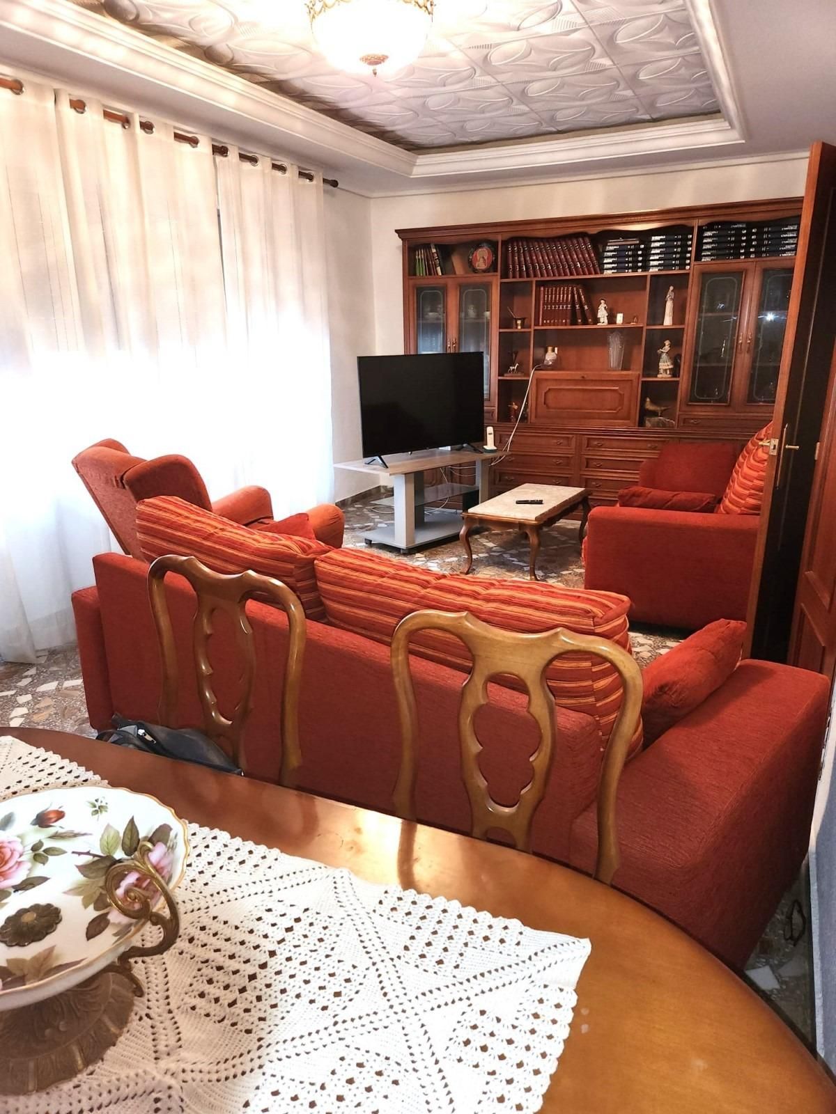 Living room of Flat for sale in  Murcia Capital  with Air Conditioner, Terrace and Storage room