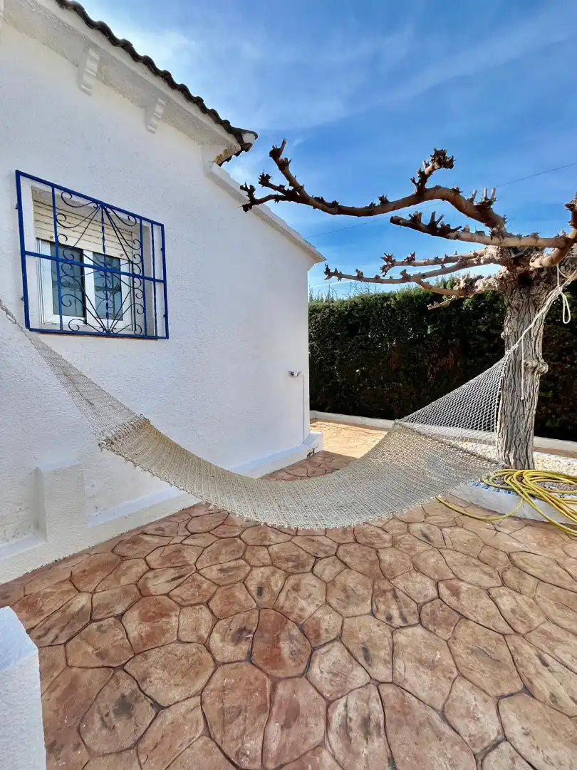 Terraza de Casa o chalet de alquiler en L'Ametlla de Mar  con Aire acondicionado, Calefacción y Jardín privado