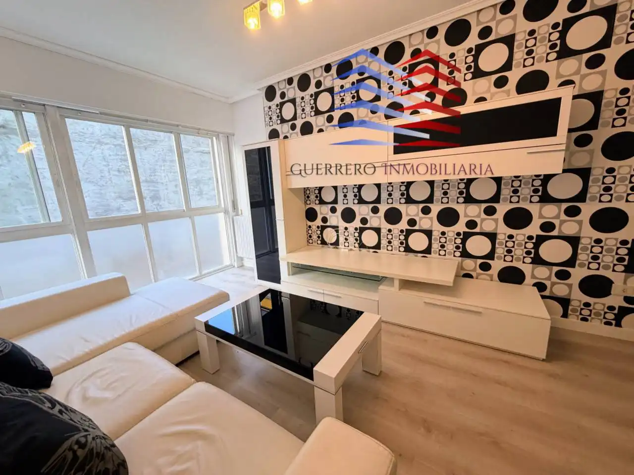 Living room of Flat for rent in Ourense Capital   with Heating, Terrace and Furnished