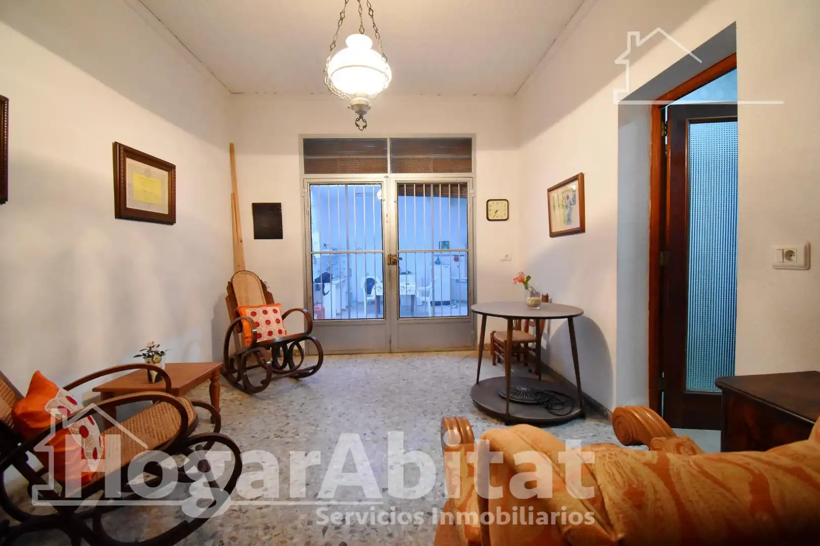 Sala d'estar de Casa o xalet en venda en Favara amb Calefacció, Terrassa i Traster
