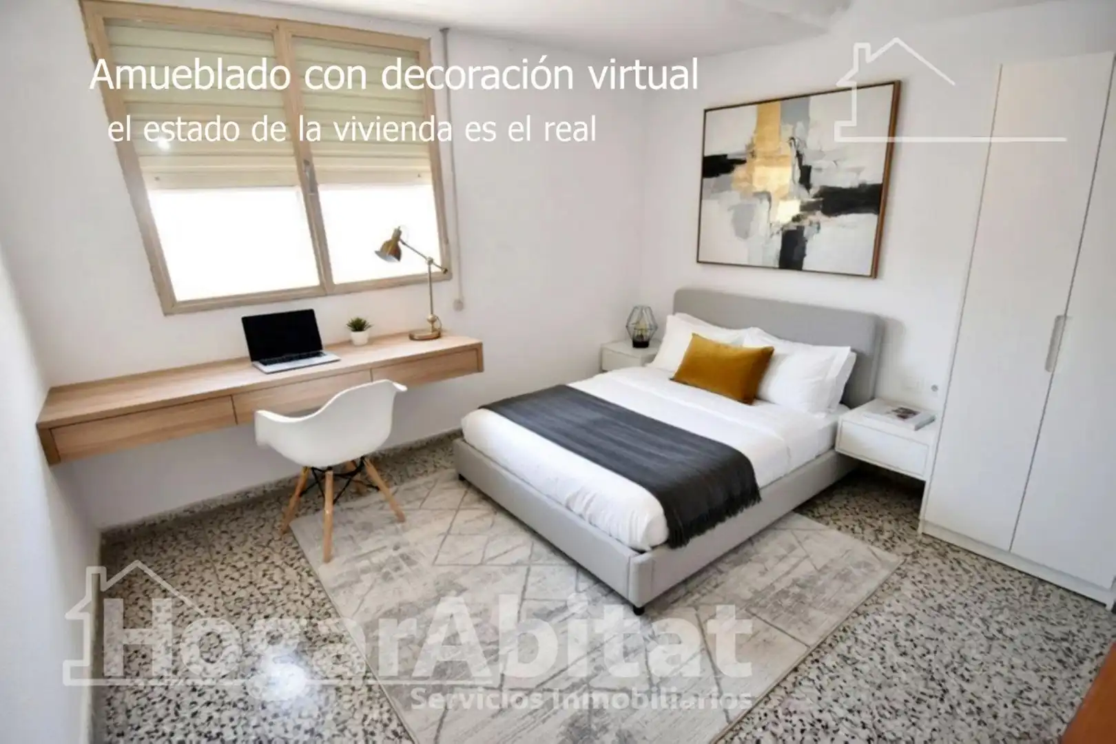 Bedroom of Flat for sale in Castellón de la Plana / Castelló de la Plana  with Air Conditioner, Heating and Furnished