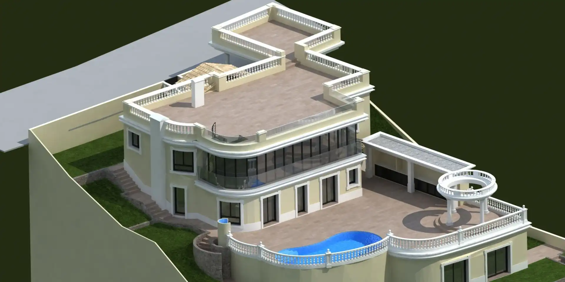 Exterior view of Houses for sale in Jávea / Xàbia  with Private garden and Swimming Pool