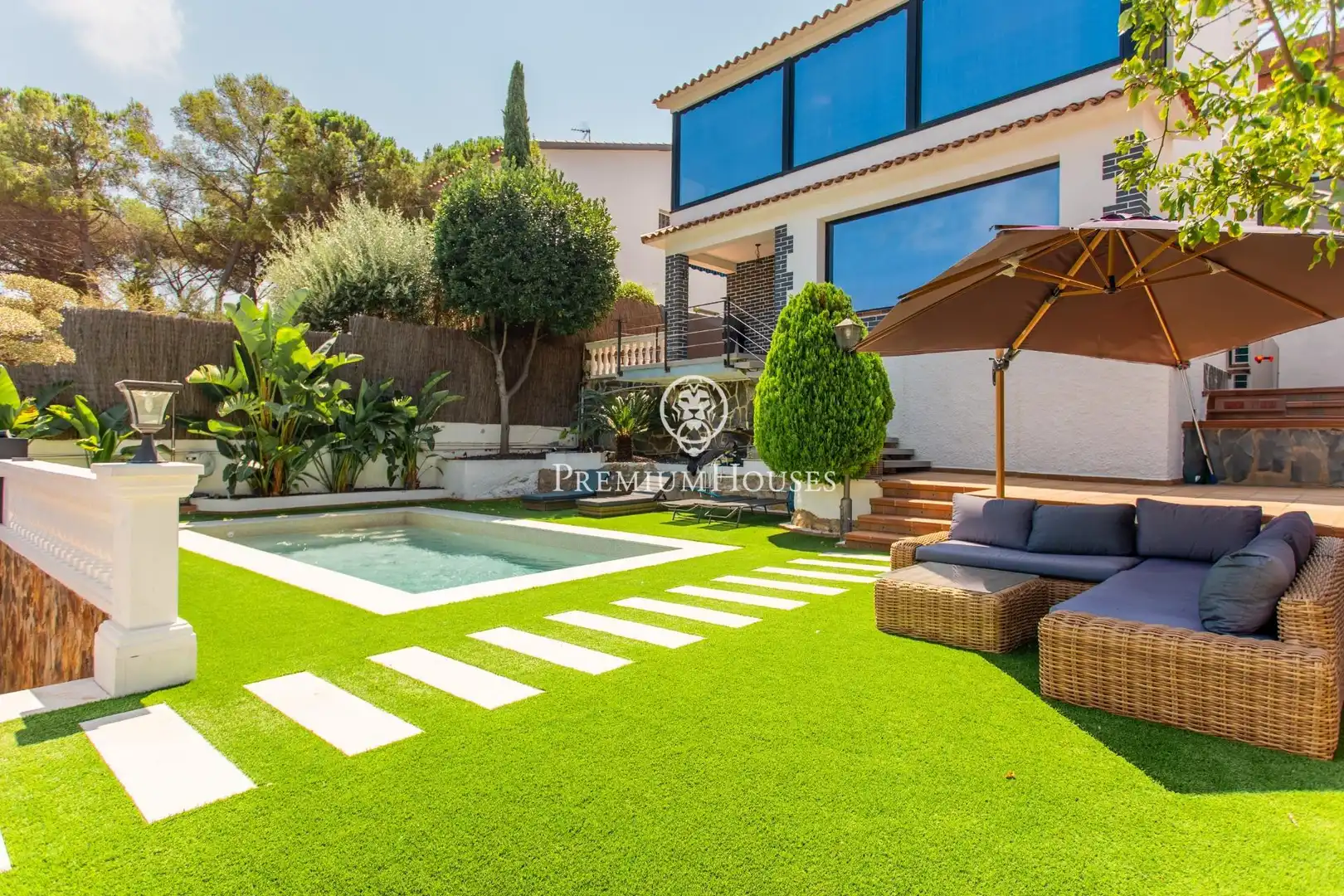 Terraza de Casa o chalet en venta en Cabrils con Aire acondicionado, Calefacción y Jardín privado
