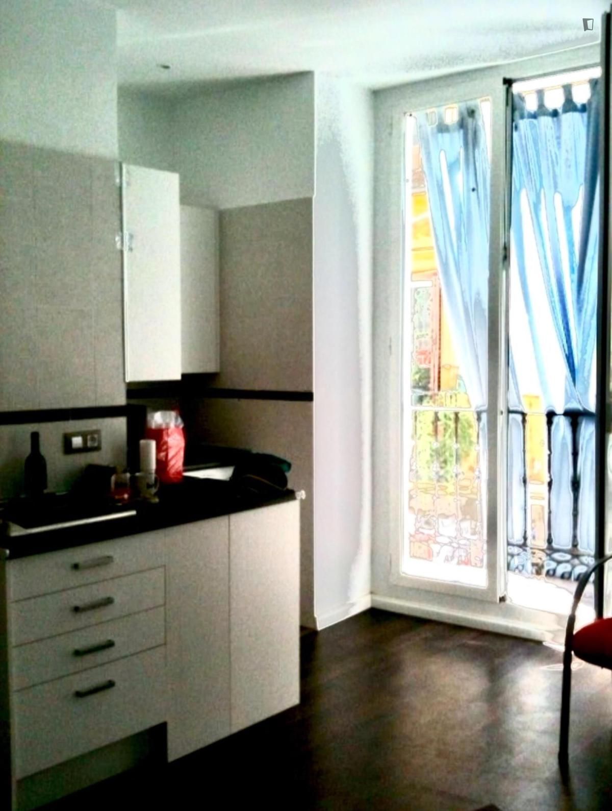 Kitchen of Apartment for rent in  Madrid Capital  with Furnished and Washing machine