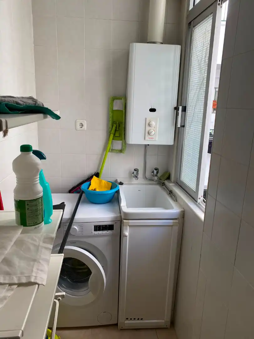 Cocina de Piso de alquiler en Málaga con Aire acondicionado, Amueblado y Horno