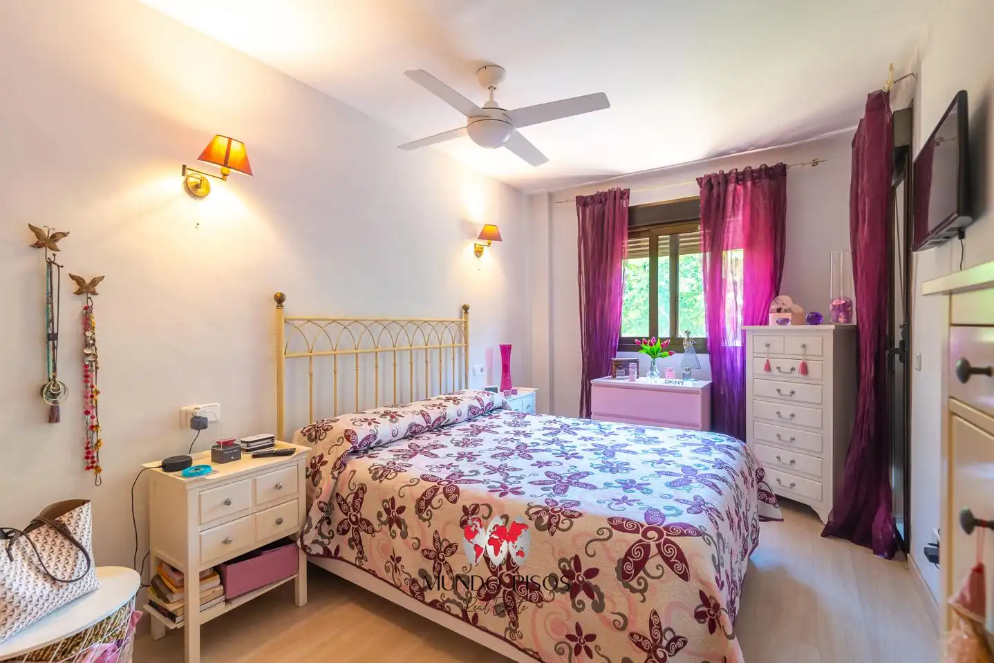 Bedroom of Flat for sale in  Palma de Mallorca  with Air Conditioner, Heating and Parquet flooring