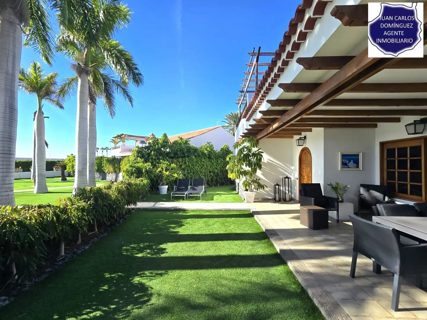 Terraza de Casa o chalet de alquiler en San Bartolomé de Tirajana con Aire acondicionado, Jardín privado y Terraza