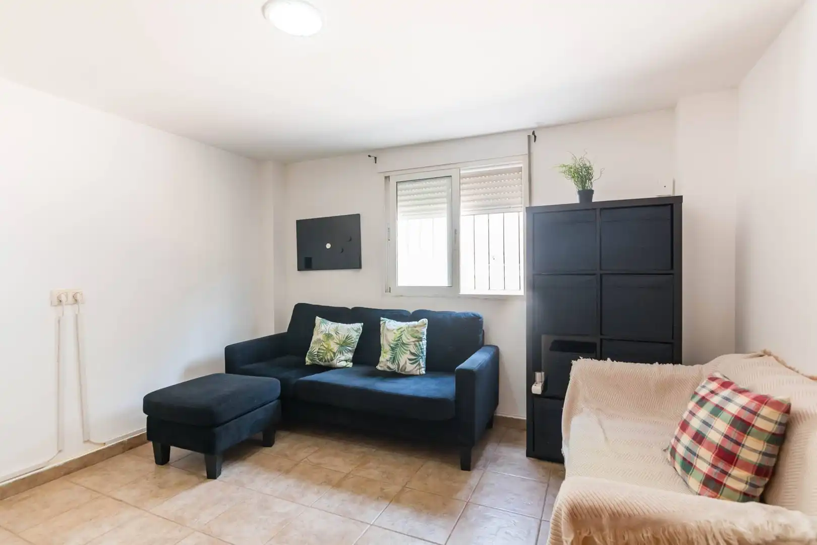 Wohnzimmer von Einfamilien-Reihenhaus zum Verkauf in Las Torres de Cotillas mit Klimaanlage, Privatgarten und Terrasse