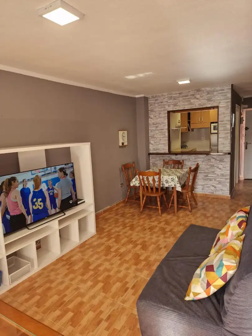 Sala de estar de Apartamento de alquiler en San Cristóbal de la Laguna con Amueblado, Lavadora y Microondas