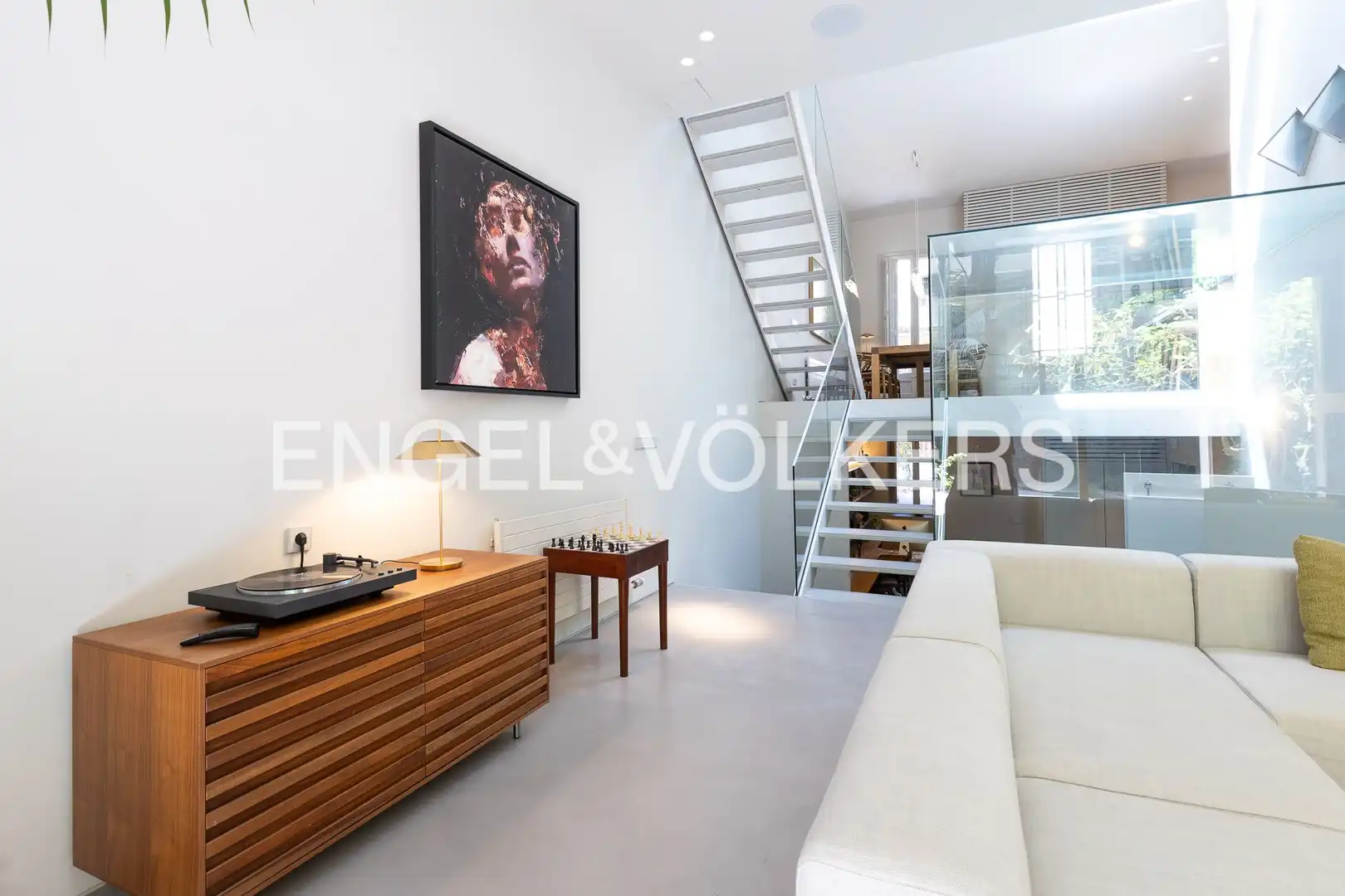 Living room of Houses for rent in Barcelona  with Air Conditioner, Heating and Private garden