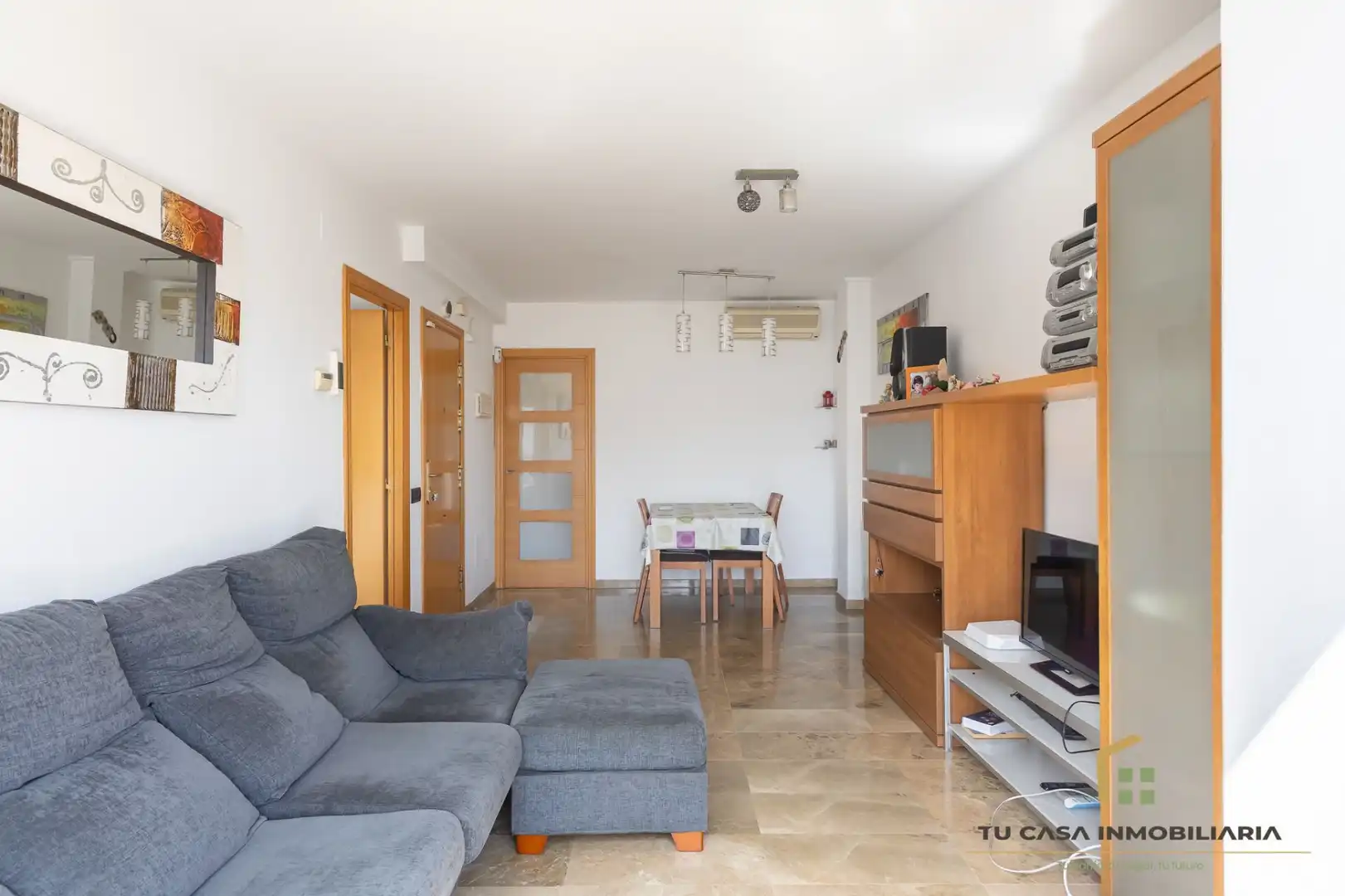 Sala de estar de Piso en venta en Badalona con Aire acondicionado, Calefacción y Terraza